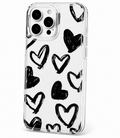Coque KAIZEN - Imprimée transparent coeur