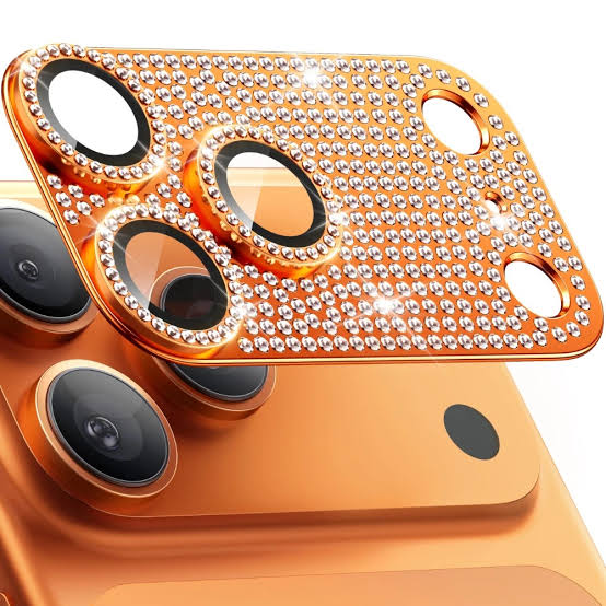 Protection Camera 17 Pro Max Avec Strass
