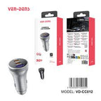Ven‑Dens VD‑CC012 – Chargeur Voiture Puissant 90 W 3 Ports