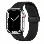 Bracelet en silicone avec une fermeture magnétique à clip coulissant - 22 mm