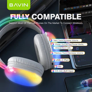 BH-32 Casque Bluetooth Gaming