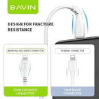 Câble de Données Bavin 18W CB-222M USB to Micro