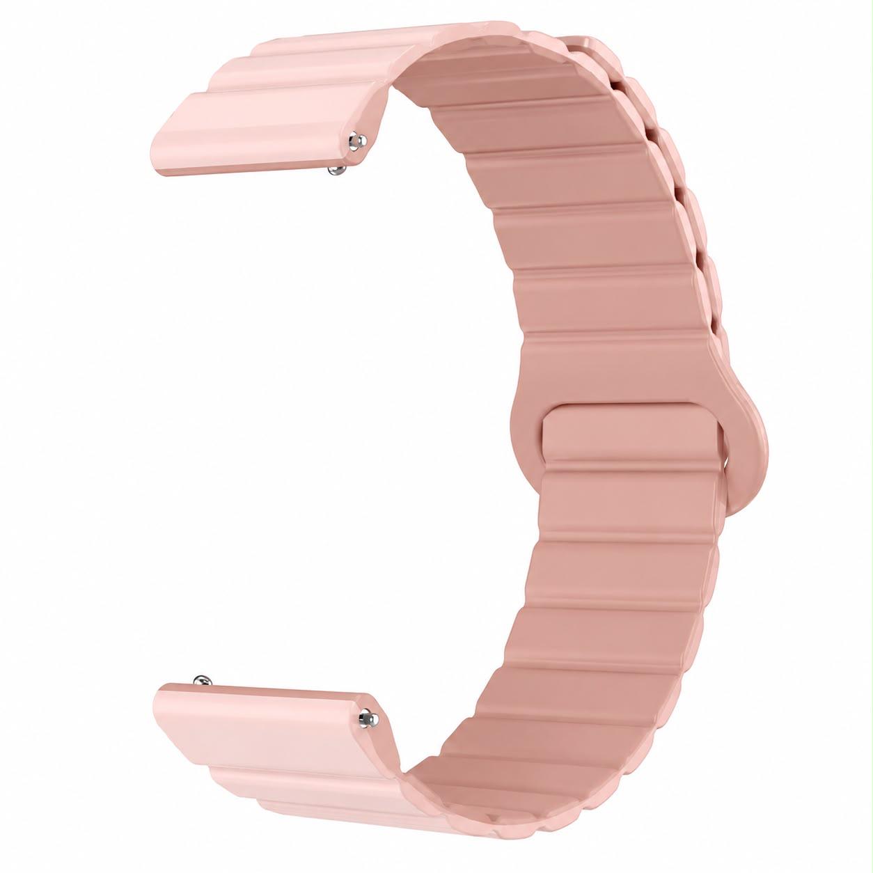 Bracelet de montre intelligente en silicone magnétique – 22 mm