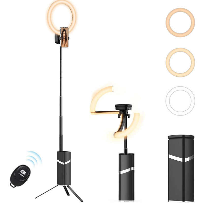 Ring Light LED Moxom 10.5 Pouces Noir