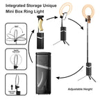 Ring Light LED Moxom 10.5 Pouces Noir