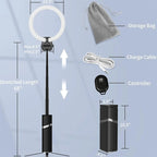 Ring Light LED Moxom 10.5 Pouces Noir