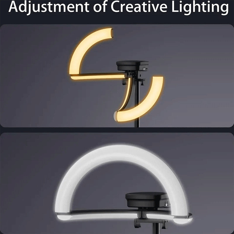 Ring Light LED Moxom 10.5 Pouces Noir