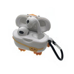 Étui Airpods motif poussin mignon - En silicone souple KZA018