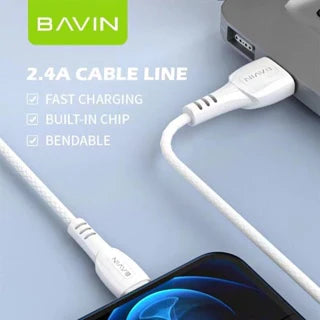 Câble de Données 18W Bavin CB-222C USB to C