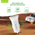 BAVIN PC253 – Chargeur Voiture 2,4A avec 2 Ports USB